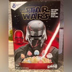 2019 STAR WARS "THE RISE OF SKYWALKER" KYLO REN LIMITED EDITION CEREAL BOX GM